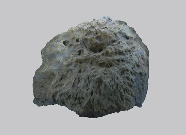 Dlážděné Meteorit Prostor Objektu Který Spadl Zem — Stock fotografie