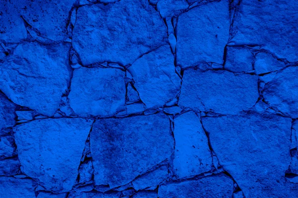 Textura piedras pintadas en color azul — Foto de Stock