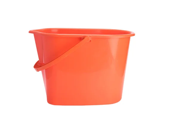 Bucket Wet Cleaning Isolated White — Stock Photo, Image