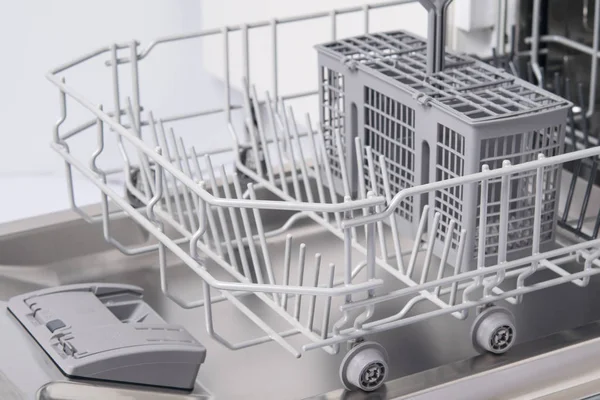 Empty Section Dishwasher Dry Work — Stock Photo, Image