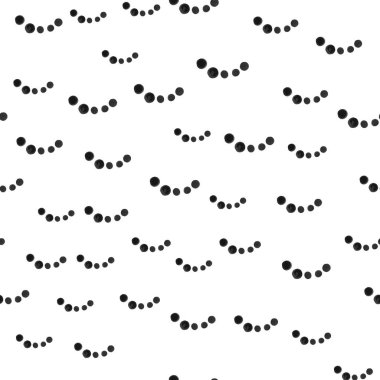 Siyah renk soyut desen puanlar. Tasarımlarınız için. Vektör.