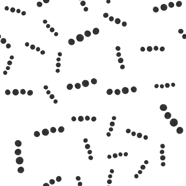 Pattern Abstract Seamless Dots Black Color Your Design Vector — Stock Vector