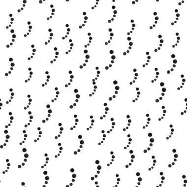 Desen sorunsuz boyama siyah noktaları. Tasarımlarınız için. Vektör.