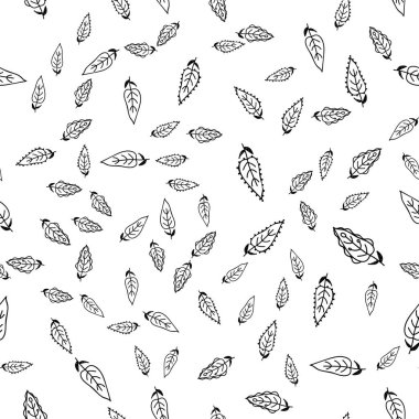 Sorunsuz yeşillik desen. Tasarımlarınız için. Vektör.