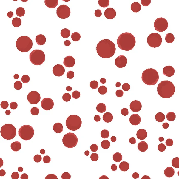 Seamless Pattern Dots Abstract Color Red Your Design Vector — Stock Vector