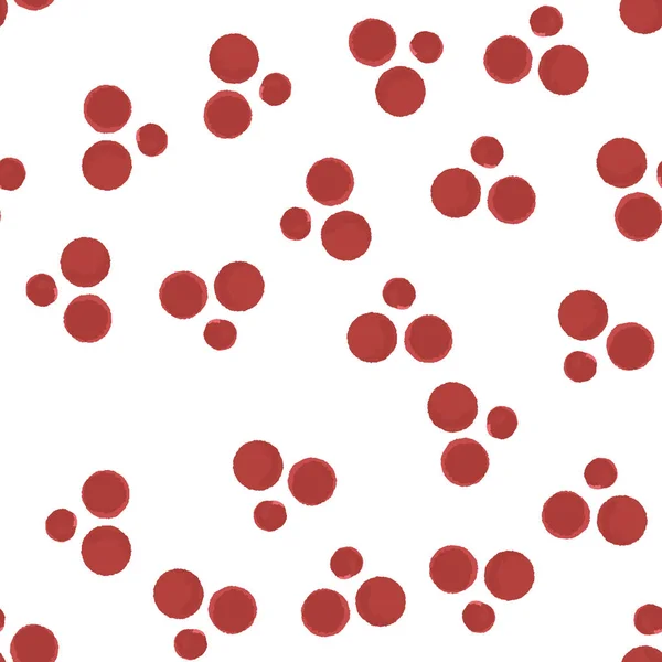 Pattern Seamless Dots Abstract Color Red Your Design Vector — Stock Vector