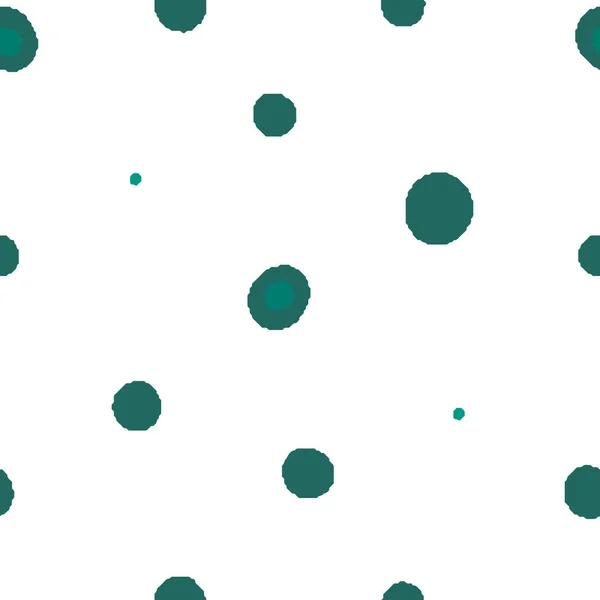 Yeşil noktalar küçük ve büyük polka.