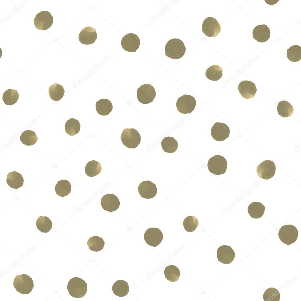 Seamless pattern in Polka-Dot. Perfect for your design, textile,  pattern fills, posters, cards, web page background etc. Pattern under the mask. Vector.