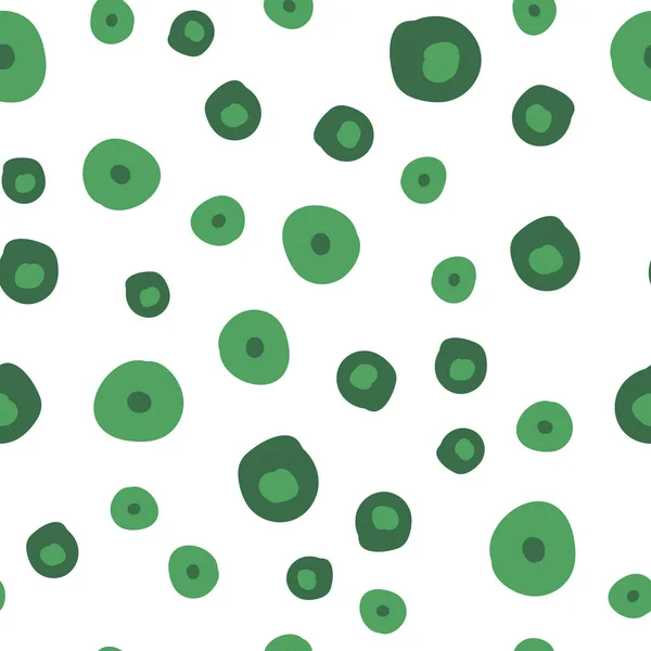 Pürüzsüz Küçük Büyük Benekli Koyu Renk Koyu Yeşil Koyu Yeşil — Stok Vektör