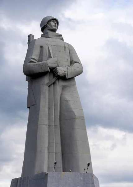 Murmansk Rusya 2019 Aleşa Anıtı Alyosha — Stok fotoğraf