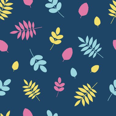 Sarı, pembe, mavi renklerde doğa arka plan. Dikişsiz çiçek 