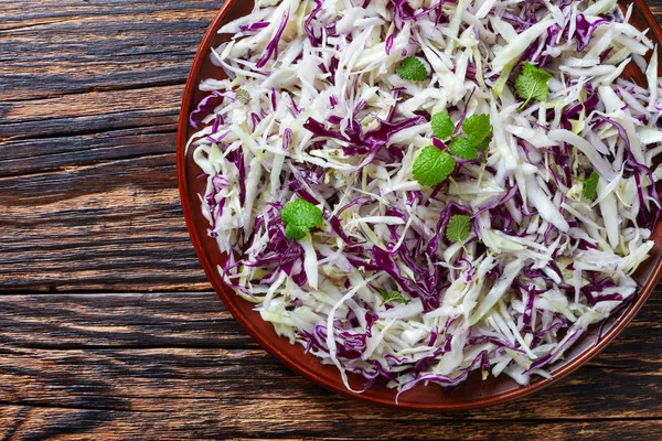 Malfouf Salade Libanese Kool Slaw Een Eenvoudige Kool Salade Gemaakt — Stockfoto