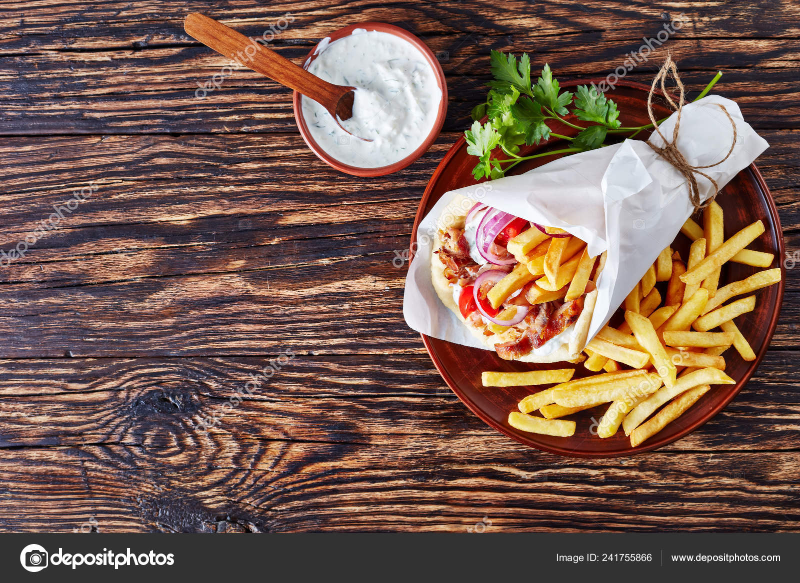 Kebab Souvlaki Grego delicioso