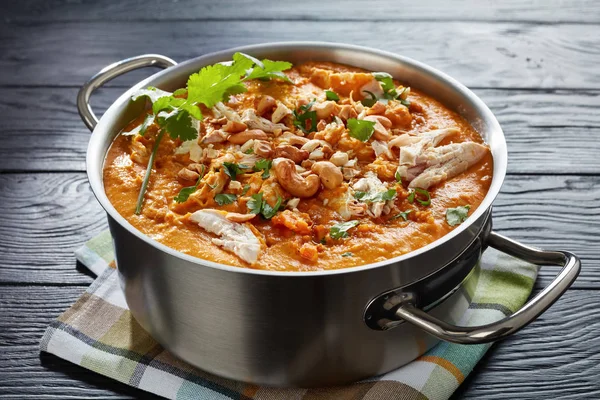 Close-up of creamy red lentils pumpkin soup — Stock Image Close-up of creamy red lentils pumpkin soup Royalty Free Stock Images