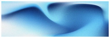Elegant Blue Curved Abstract Gradient Background with Fluid Motion