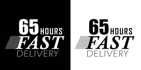 Fast delivery in 65 hours. Express delivery, fast and urgent shipping