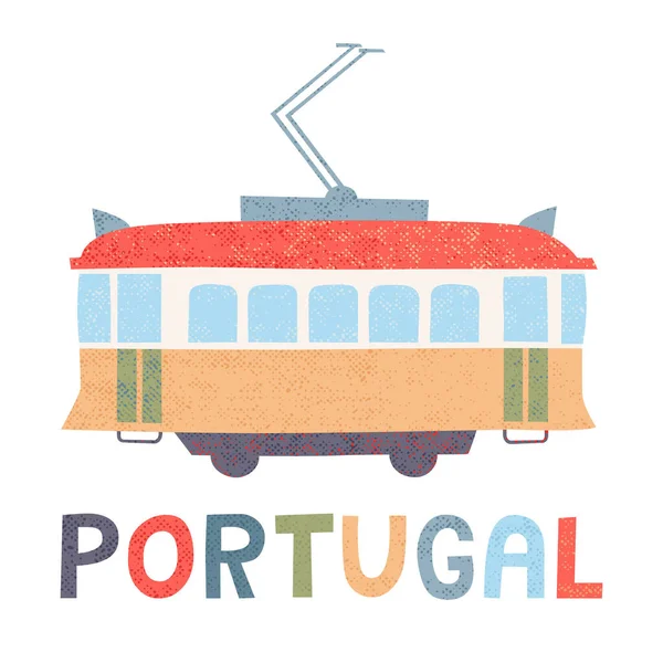 Portugal Vektorillustration Isoliert Auf Weiß Vektorgrafiken