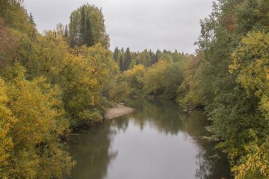 Kolva Nehri, sonbahar, rafting