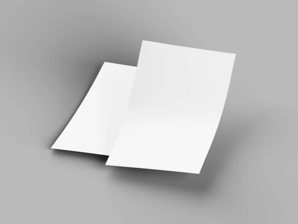 Empty Paper Sheet Format Illustration — Stock Photo, Image