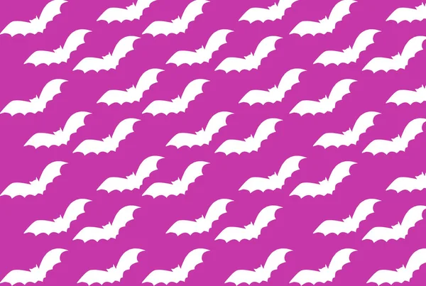 Kağıt yarasalar desen mor zemin üzerine. Cadılar Bayramı kavramı.