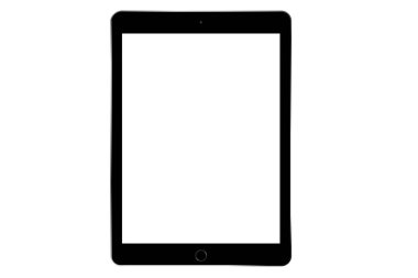 Boş Beyaz Ekranlı tablet pc