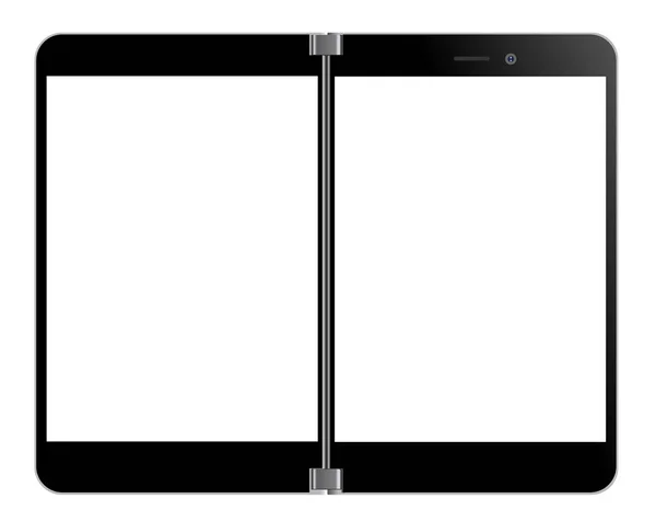 Anapa Ryssland Oktober 2019 Illustration Dual Screen Enhet Surface Duo — Stock vektor