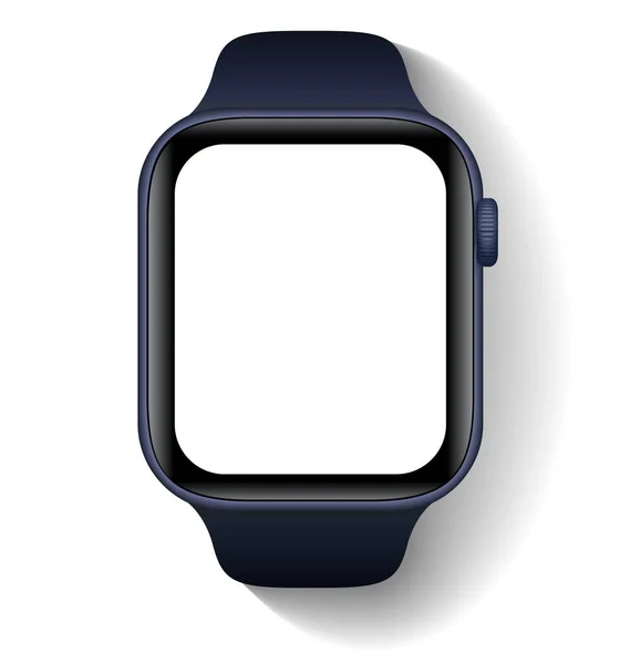 Anapa Russian Federation September 2020 Apple Watch 聪明的时钟在白色的屏幕上模拟 应用程序 Web — 图库矢量图片