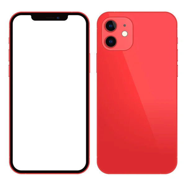 Anapa Russische Föderation Oktober 2020 New Red Color Iphone Vorder — Stockfoto