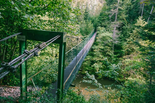 Vackra Turism Trail Den Nationalpark Slovensky Raj Ligger Den Östra — Stockfoto