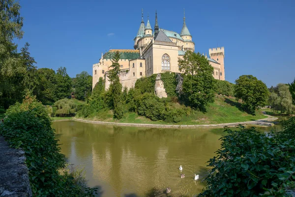 Bojnice Mittelalterliche Burg Unesco Weltkulturerbe Slowakei Ist Eine Romantische Burg — Stockfoto