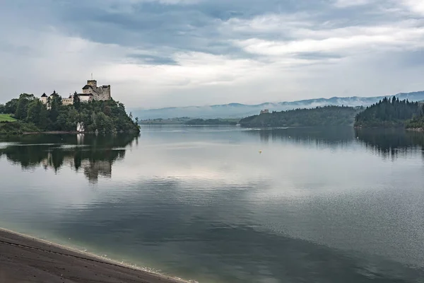 Castillo Medieval Niedzica También Conocido Como Castillo Dunajec Polonia — Foto de Stock