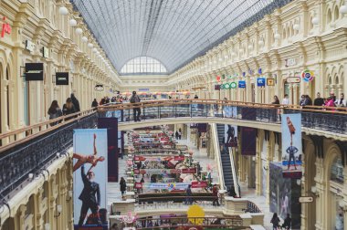 Moskova, Rusya - 10 Mayıs 2017: İç sakız mağazanın.