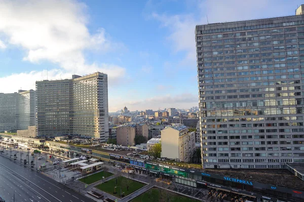 Moscú Rusia Mayo 2017 Centro Ciudad Por Mañana Temprano Amanecer —  Fotos de Stock