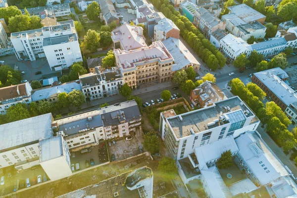 Aerial View Kaunas City Center Kaunas Second Largest City Country — Stock Photo, Image