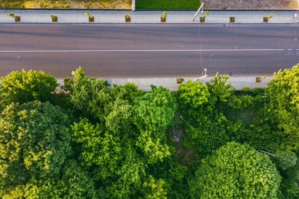 Mattina Presto Vista Aerea Del Centro Kaunas Kaunas Seconda Città — Foto Stock