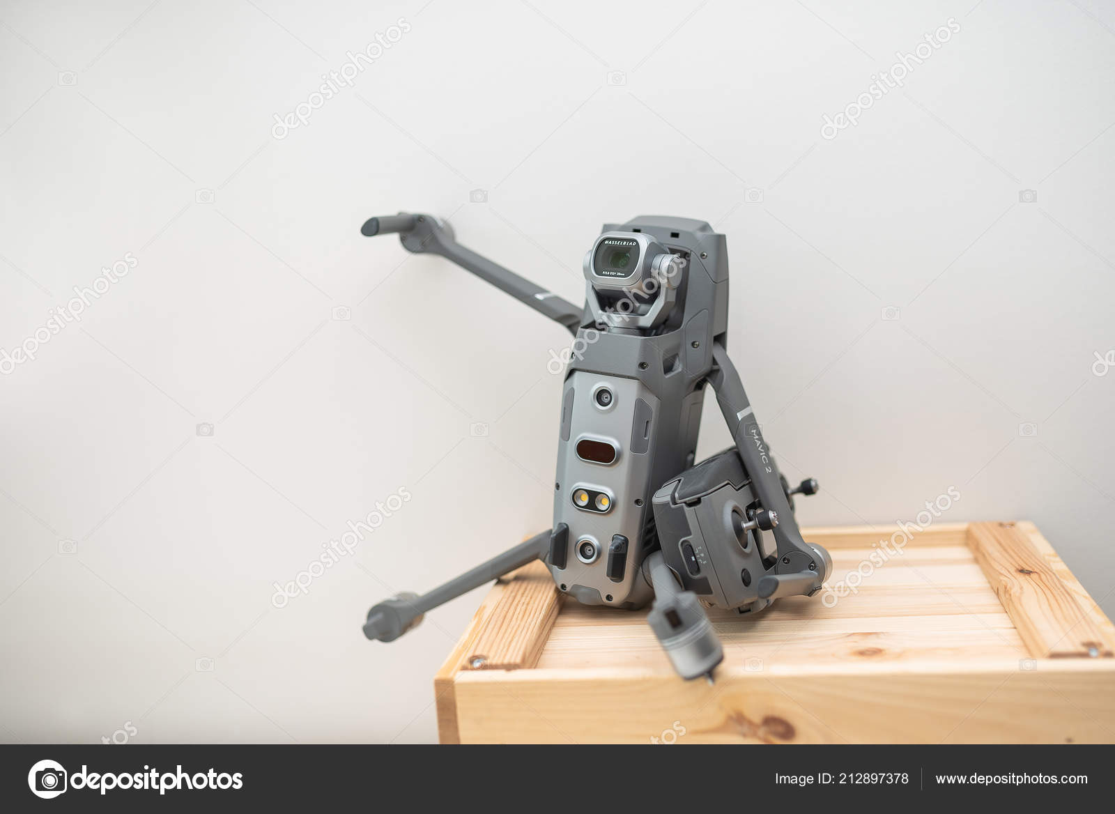 Kaunas Lithuania September 2018 Dji Mavic Pro Drone Remote