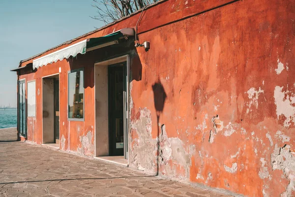Farbenfrohe Architektur Auf Der Insel Murano Venedig — Stockfoto