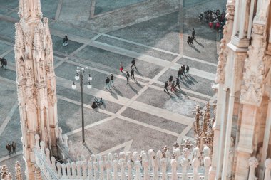 Milano Katedrali'ne (Duomo di Milano), Lombardiya, İtalya