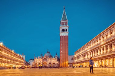 St Mark's Meydanı (Piazza San Marco), Venedik, İtalya