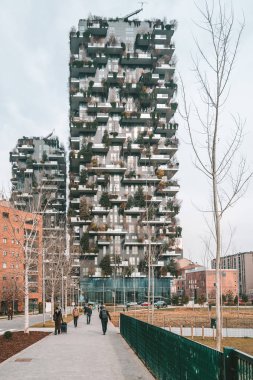 Milan şehir modern mimari yapılar