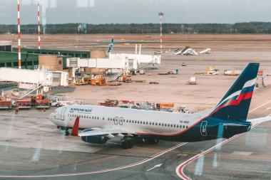 Rus Hava Yolları Boeing 737 (Vq-Bhq) Milan Malpensa Ai Park