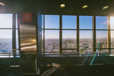 Paris, Akşam Eyfel kulesi, Fransa, Avrupa