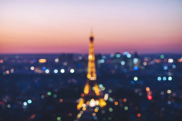 法国巴黎的模糊景观 — 图库照片
