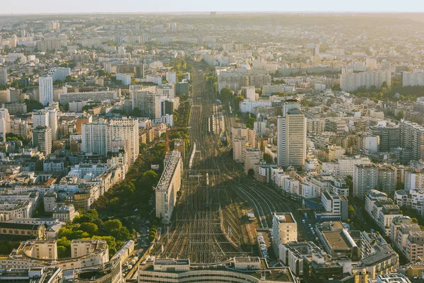 Vue aérienne de Paris, France — Photo