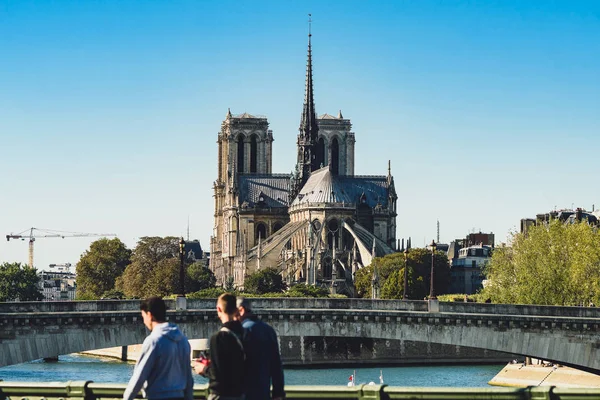 Notre Dame Cathedral, Párizs, Franciaország — Stock Fotó