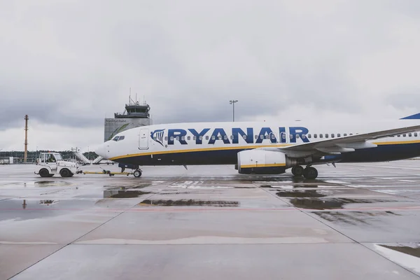 Самолет Ryanair, Франкфурт, Германия — стоковое фото