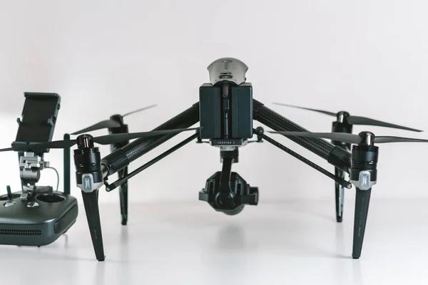 Kaunas Lituania Agosto 2020 Dji Inspire Drones Profesionales Aislados Sobre —  Fotos de Stock