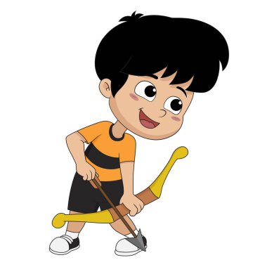 Çocuk bir spor okçuluk devreye girer.
