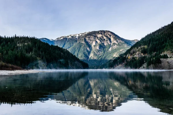 Washington State Abd Dağlarda Güzel Gök Gürültüsü Kol Diablo Göl — Stok fotoğraf