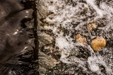 Abstruct bulanıklık su arka plan hızlı dere